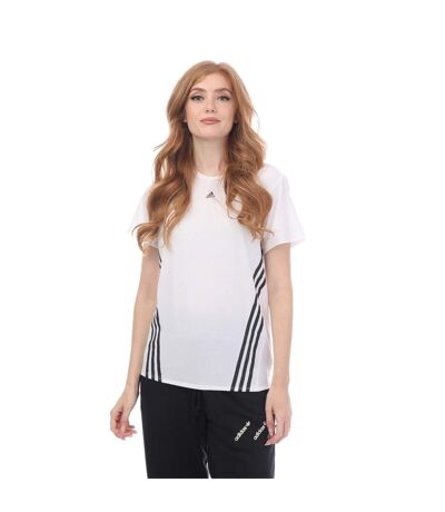 T-shirt trainicons femme blanc / noir Adidas
