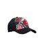 Casquette trucker avec filet bi-matière Flower Rock'n Free Life-2