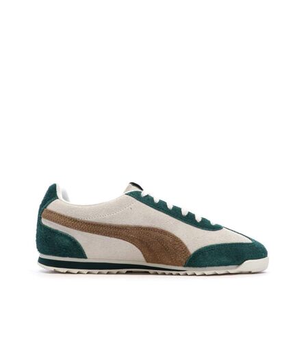 Baskets vert/beige homme puma arizona suede