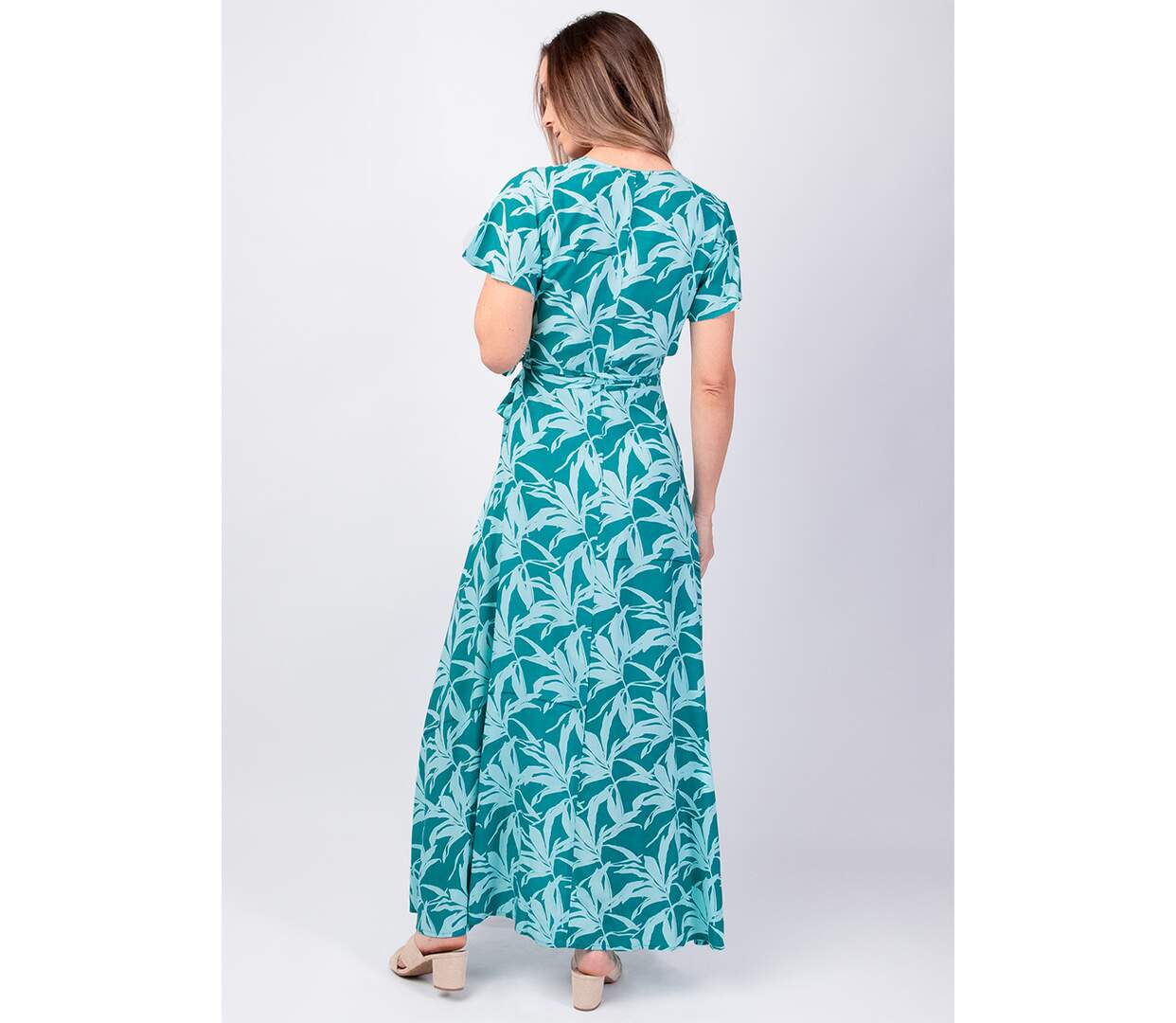 Robe longue féminine et flatteuse SAKURA Coton Du Monde-4
