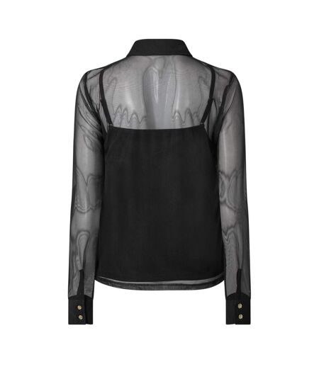 Chemise Motif/style Floral Femme Noir Karl Lagerfeld
