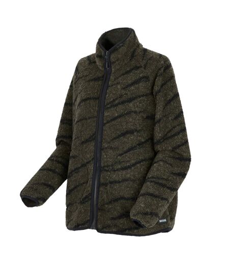 Veste Polaire Frankie Femme Kaki Foncé Noir Regatta
