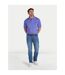 Mens Classic Organic Polo Shirt Purple Raging Bull-3