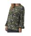 Blouse noir/jaune femme mamalicious lia-1