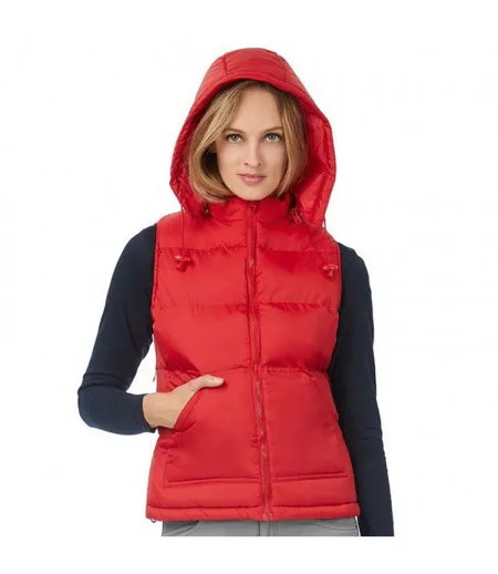 Veste Sans Manches Zen+ Femme Rouge B&C