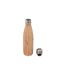 Bouteille Isotherme Inox Effet Bambou 0,5L Beige-2