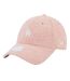 Womens/ladies 9forty Los Angeles Dodgers Teddy Fleece Baseball Cap Pink New Era-1