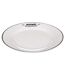 Lot de 6 Assiettes Plates Bistrot 26cm Blanc-2