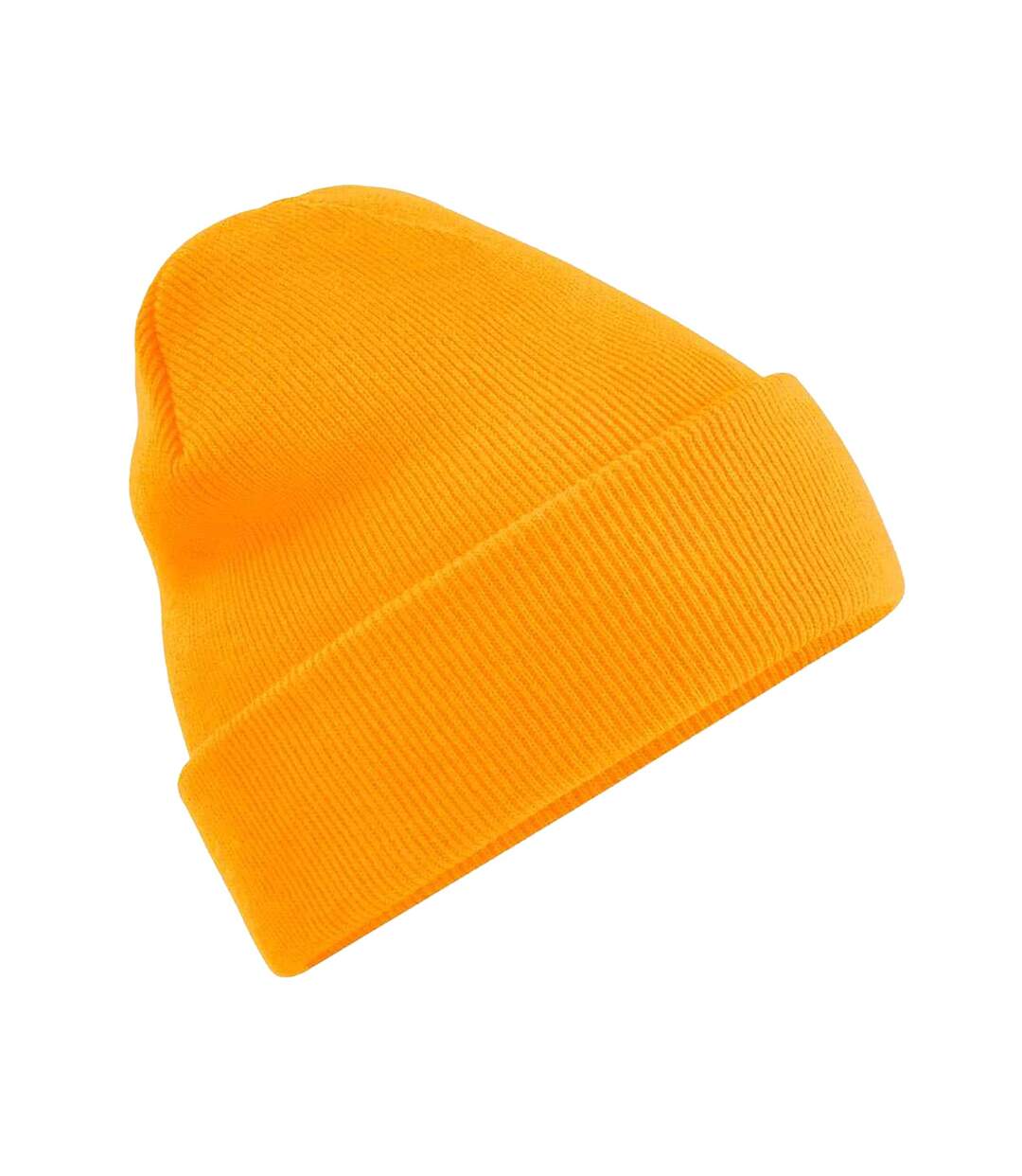 Bonnet À Manchettes Original Pour Adultes, Unisexe Orange Fluo Beechfield-2