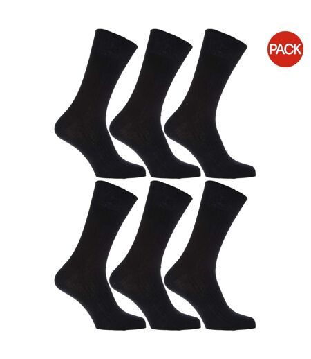 Chaussettes En Coton Homme Noir Universal Textiles