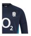 Mens 25/26 England Red Roses Drill Top Ink Storm Castore-3