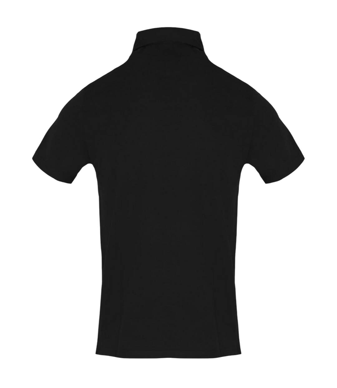 Mens Embroidered Logo Polo Shirt Black Aquascutum-2