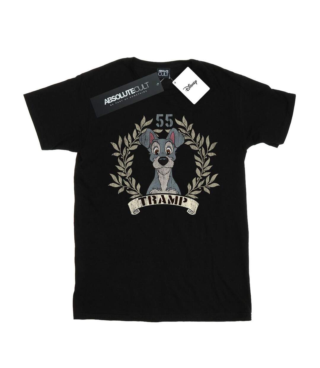 Disney - T-shirt LADY AND THE TRAMP TRAMP SINCE - Femme (Noir) - UTBI17908-1