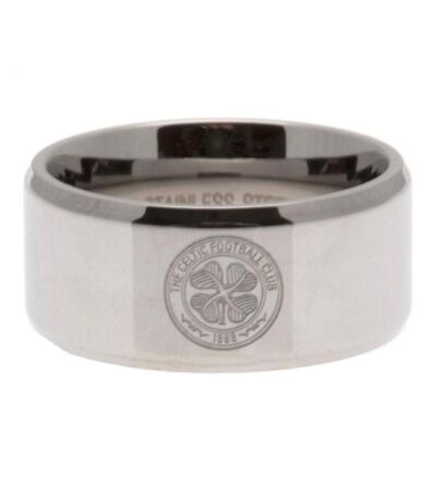 Celtic FC Band Ring (Silver) (Medium) - UTTA1561