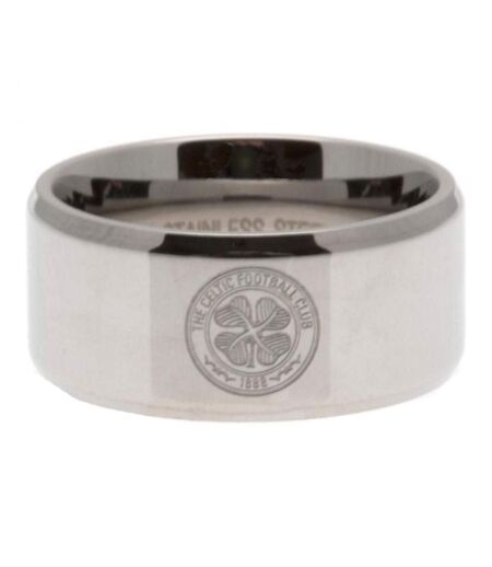 Celtic FC Band Ring (Silver) (Medium) - UTTA1561