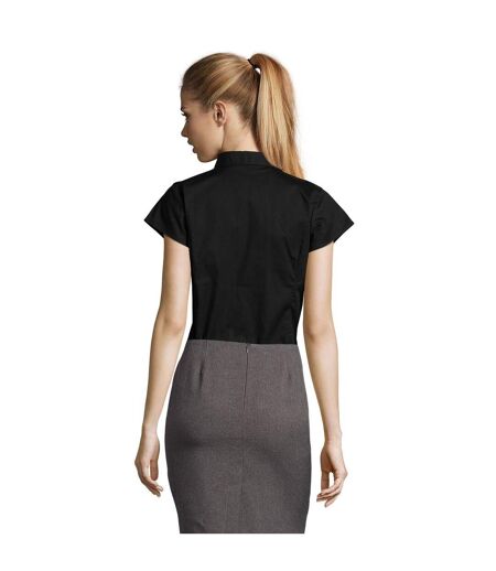Blouse Excess Femme Noir SOLS