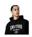 Mens Studio Studios Back Print Hoodie Black Kings Will Dream-4