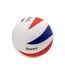 Ballon De Volley-ball Seagulls Taille 5 Blanc Bleu Rouge Huari-1