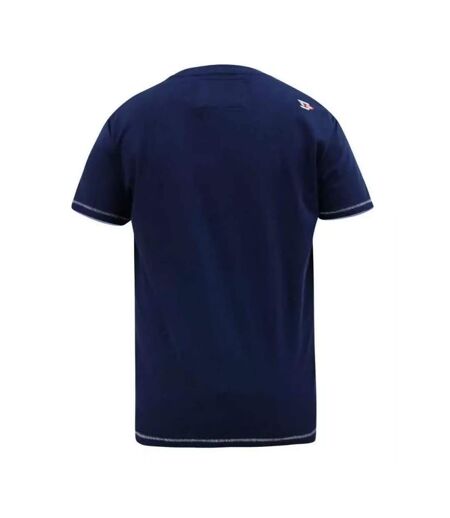 Mens D555 Bronte All American Guitar Guitar Kingsize T-shirt Navy Duke