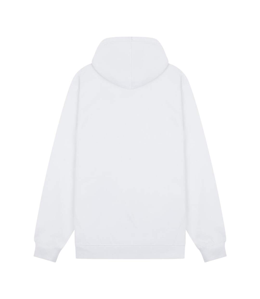 Unisex Adult Core Combed Cotton Hoodie White Casual Classics-3