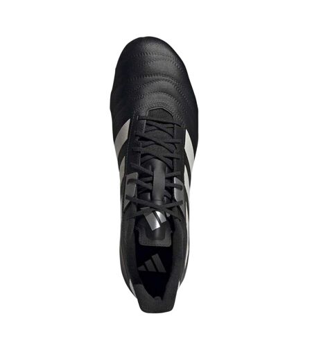 Mens Kakari Elite Reinforced Toe Soft Ground Rugby Boots Black Silver Adidas
