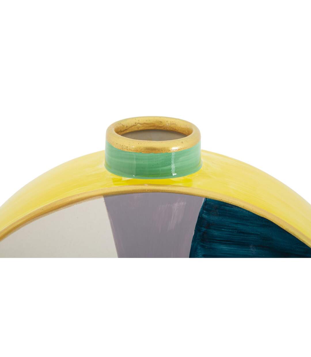 Vase Rond en Céramique Piccassy 33cm Multicolore-5