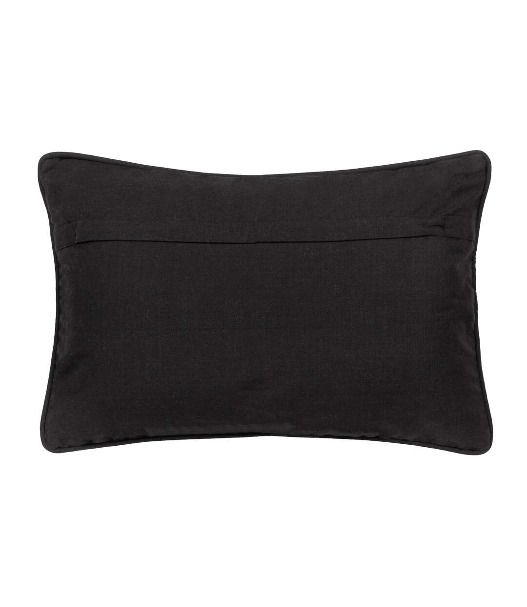 Cove ribbed cushion cover 50cm x 35cm black Yard-2