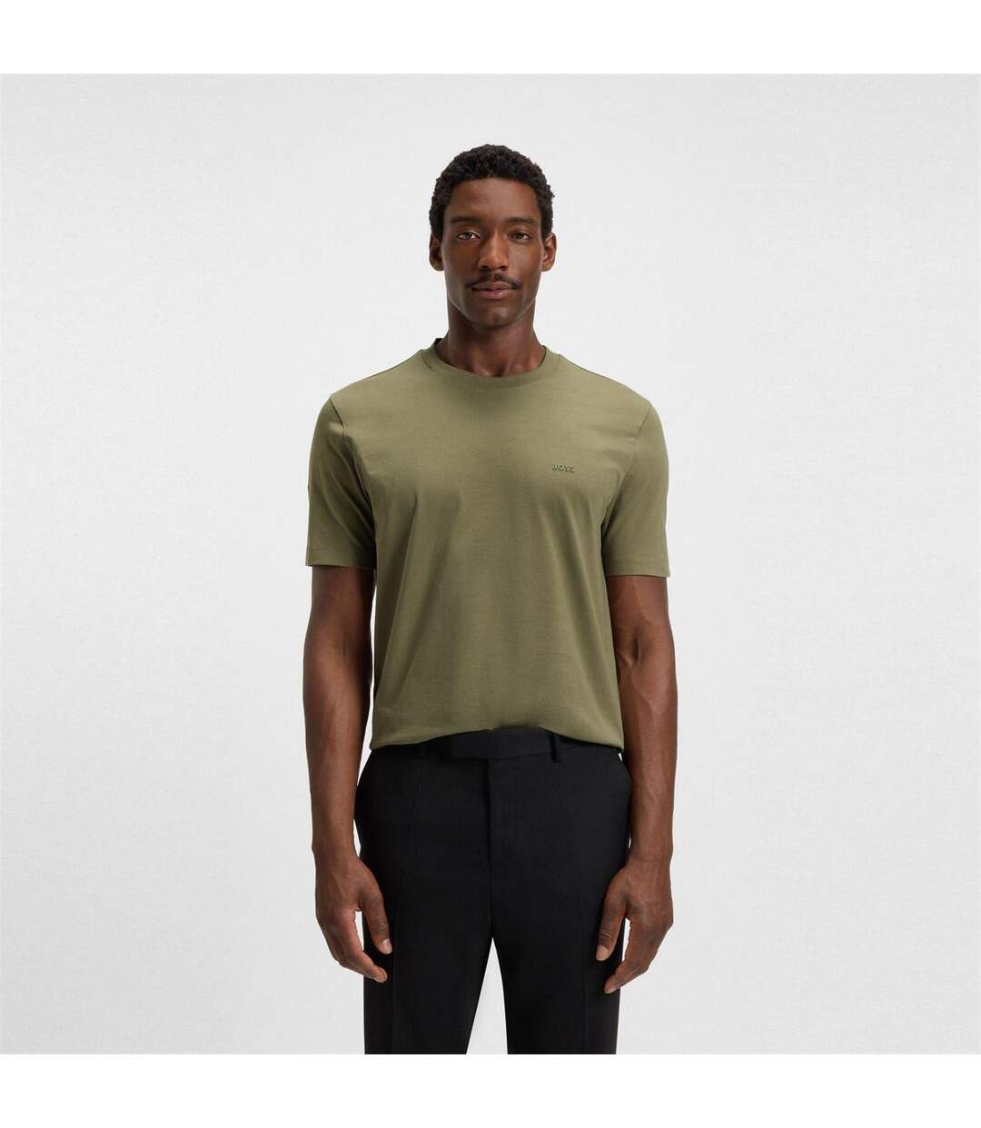 T-shirt Thompson Homme Vert Boss-2