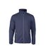 Mens Twohand Fleece Jacket Navy Printer RED-1