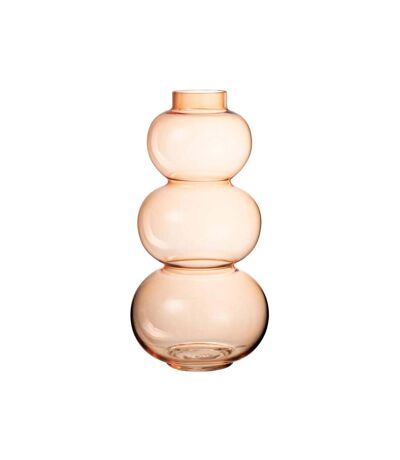 Paris Prix - Vase Design En Verre boule 36cm Orange