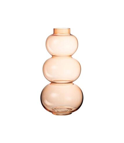 Paris Prix - Vase Design En Verre boule 36cm Orange