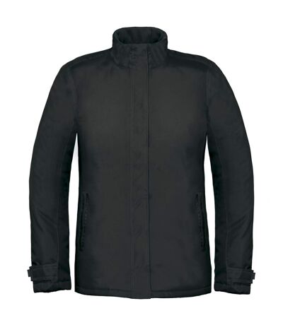 B&C Womens/Ladies Premium Real+ Windproof Waterproof Thermo-Isolated Jacket (Black) - UTBC2003