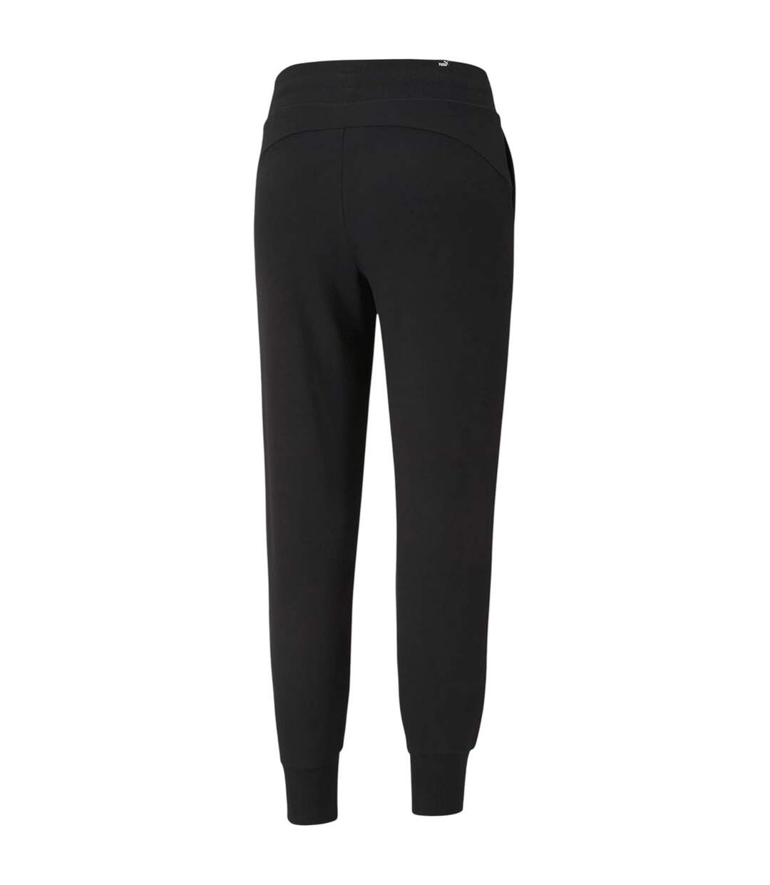Mens Fleece Plain Joggers  Black Puma-2