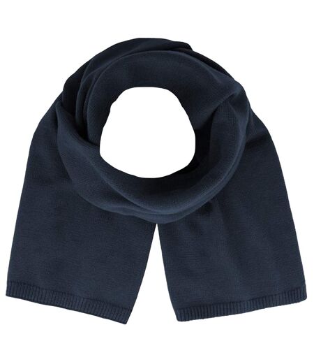 Unisex Adult Wind Recycled Polyester Scarf One Size Navy Atlantis