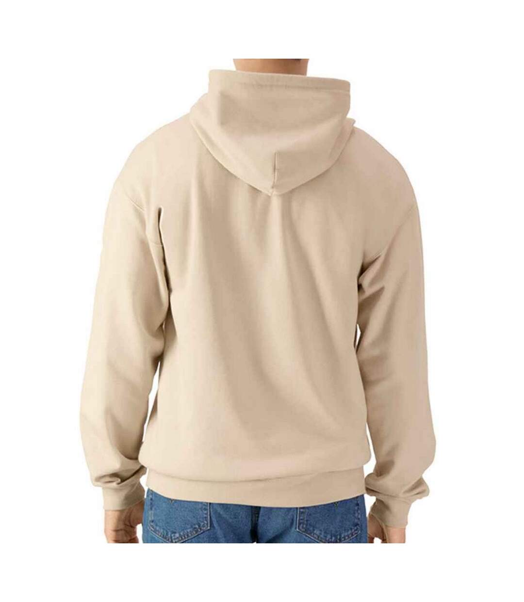 Veste à capuche homme sable Gildan-2