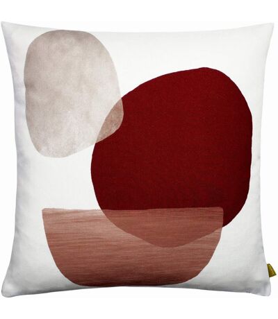 Atacama recycled cushion cover 43cm x 43cm white/brick red/natural Furn