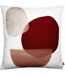 Atacama recycled cushion cover 43cm x 43cm white/brick red/natural Furn