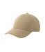 Casquette De Baseball Motif/style 6 Panneaux Bolt-s Marron Kaki Atlantis Headwear-1