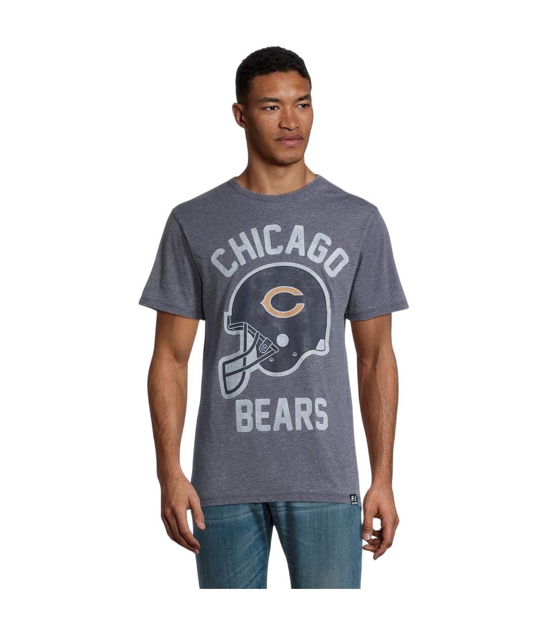 Mens Nfl Short-sleeved T-shirt Blue Chicago Bears-4