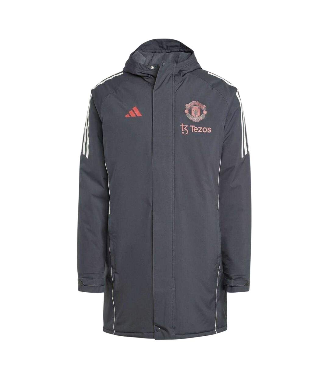 Mens 24/25 Manchester United Fc Parka Carbon Adidas-2