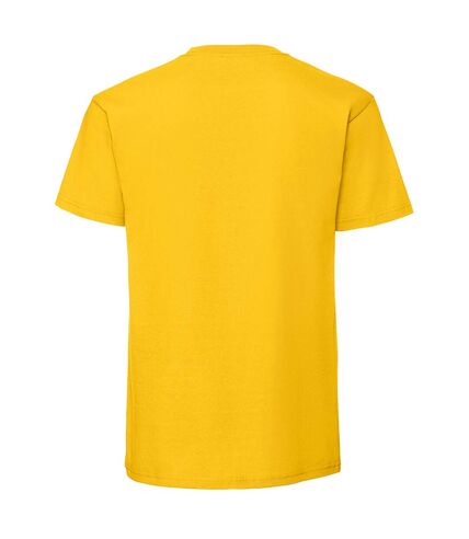 Fruit Of The Loom Mens Ringspun Premium T-Shirt (Sunflower) - UTPC3033