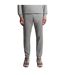 Mens Fleece Elasticated Hem Joggers Grey Marl Lyle & Scott-2