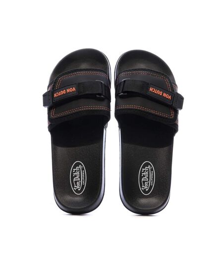 Claquettes noires/rouges homme von dutch malibu - 41