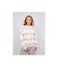 Pull rayures larges maille duveteuse KLODEL - Dona X Lisa-1