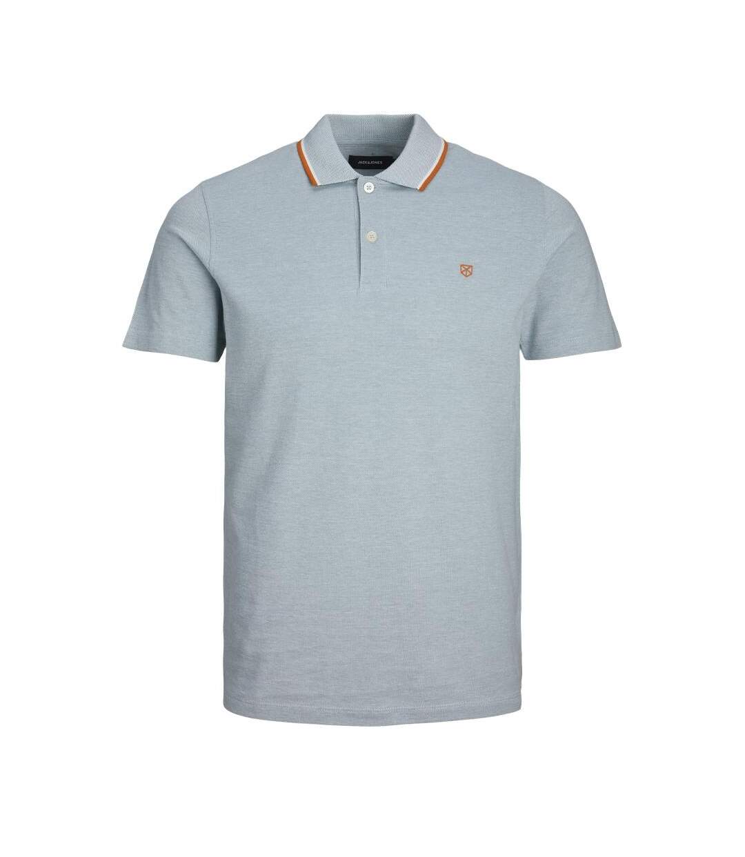 Polo Bleu Chiné Homme Jack & Jones Paulos Play - L-1