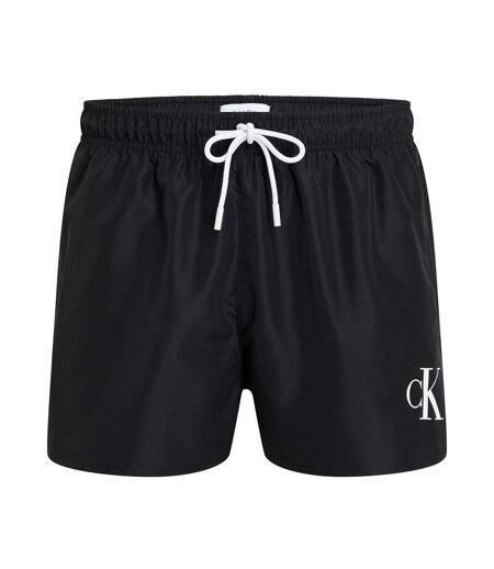 Short de bain noir homme calvin klein jeans drawstring km0km01099 - m