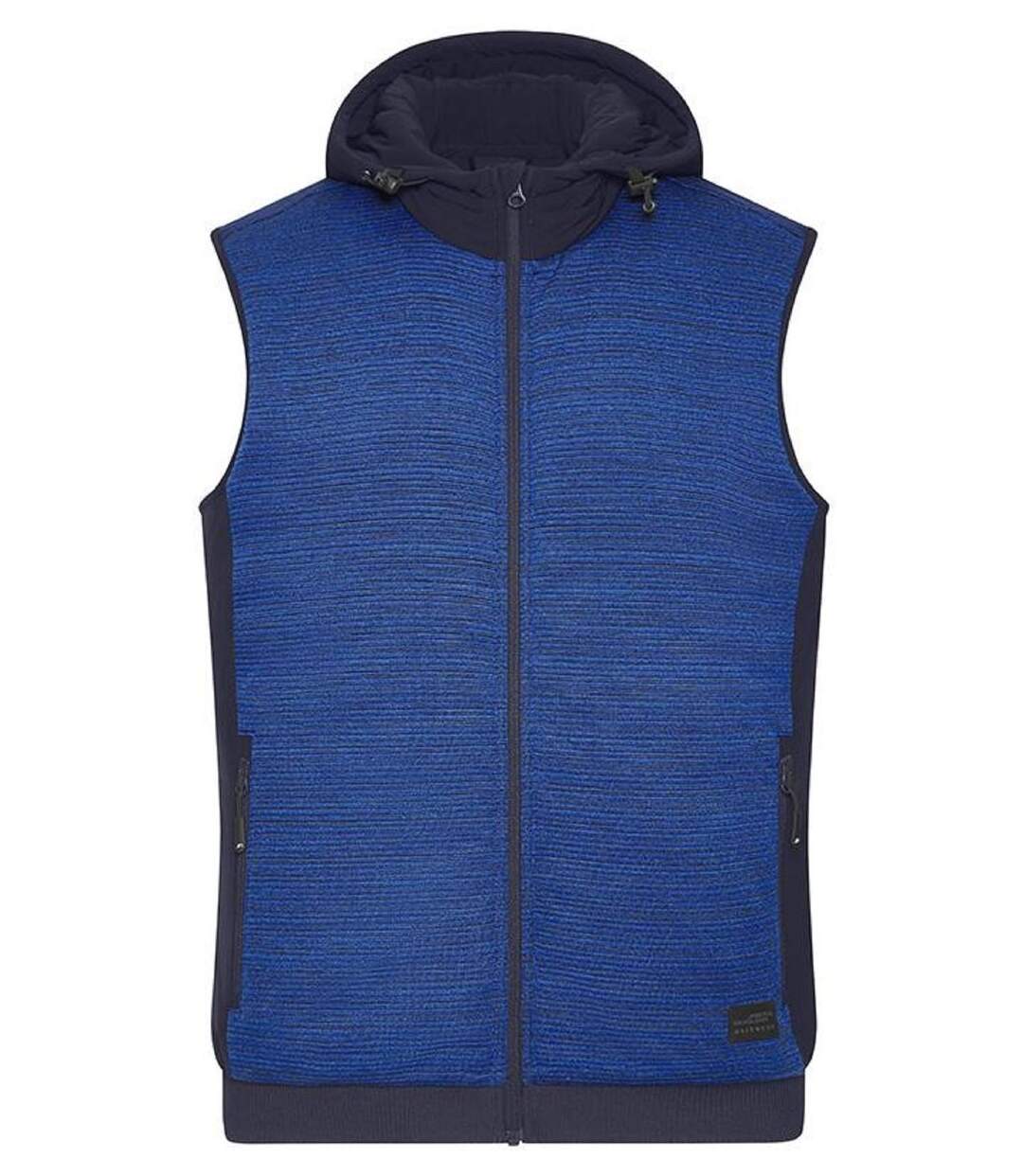 Bodywarmer gilet polaire workwear - Homme - JN1848 - bleu roi chiné