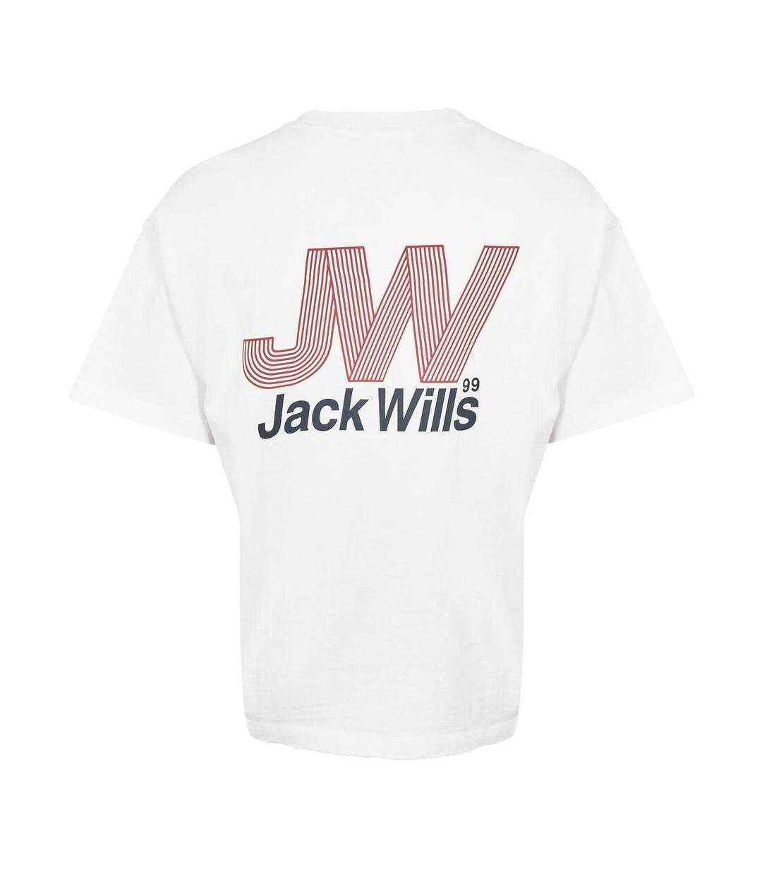 T-shirt Motif/style Lettrage Homme Blanc Jack Wills-1