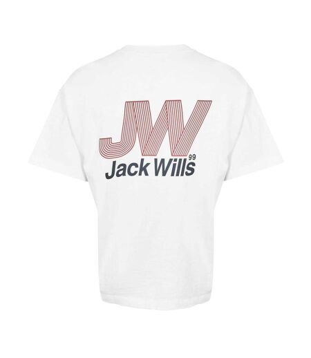 T-shirt Motif/style Lettrage Homme Blanc Jack Wills