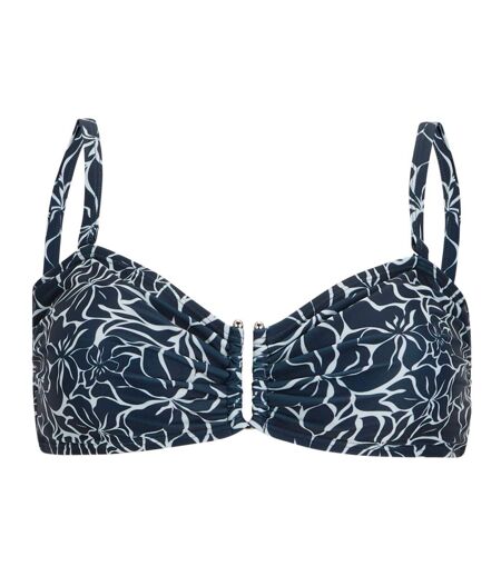 Womens/ladies Aceana Iii Polka Dot Bikini Top Navy Regatta